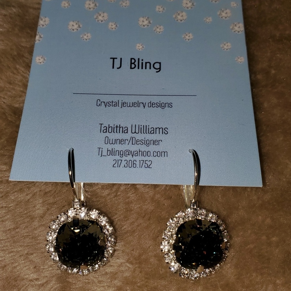 12mm Swarovski crystal earrings